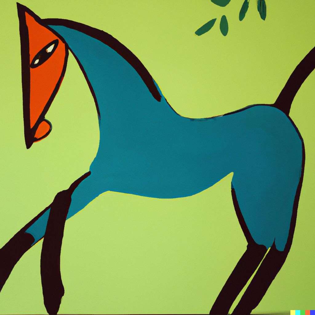 a horse, painting by Henri Matisse